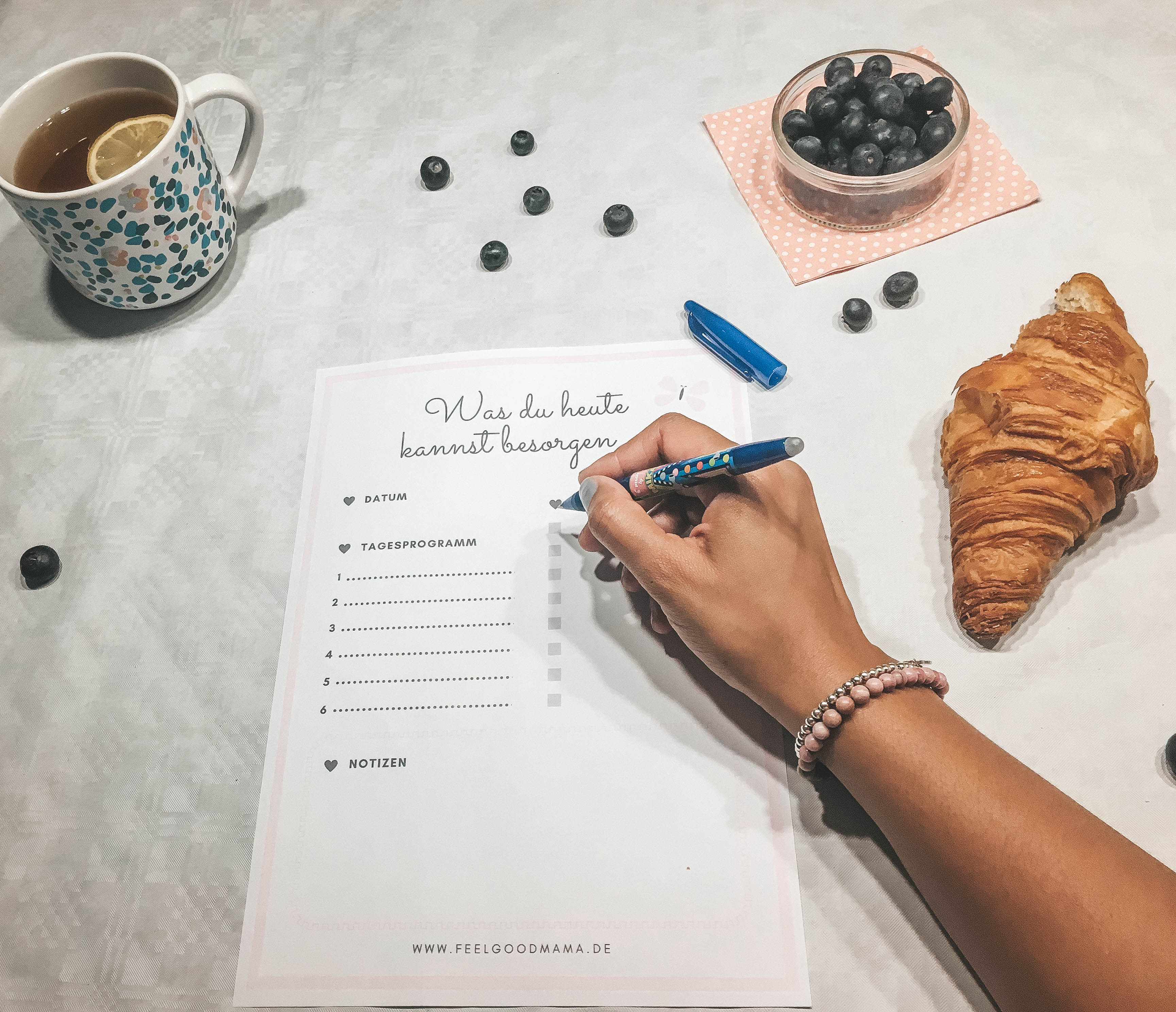 Checkliste_WasDuHeuteKannstBesorgen_preset Mama Organisation Checkliste Planen Tagesaufgabe Ordnung System Familienmanagement Mama Von der Chaosqueen zum Listenfreak Kinder Eltern