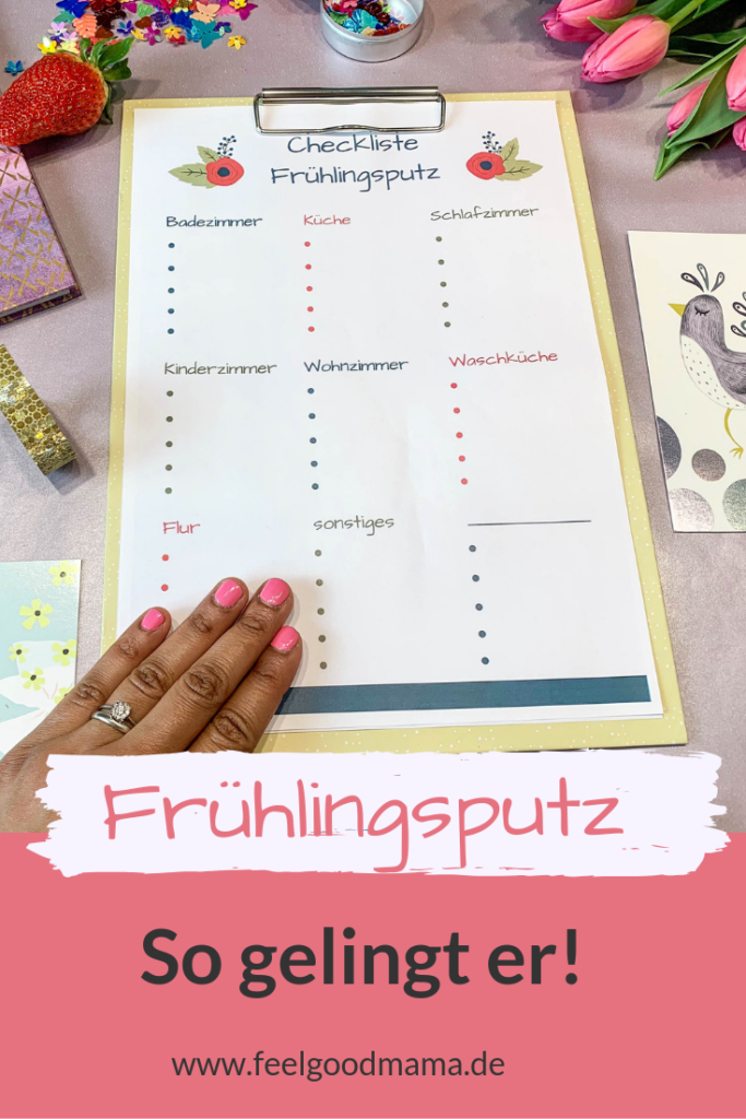 Frühlingsputz, Frühjahrsputz, Checkliste, Haushalt, Organisation, putzen, Fenster putzen, Mama, Kinder, Kleinkind, Eltern,